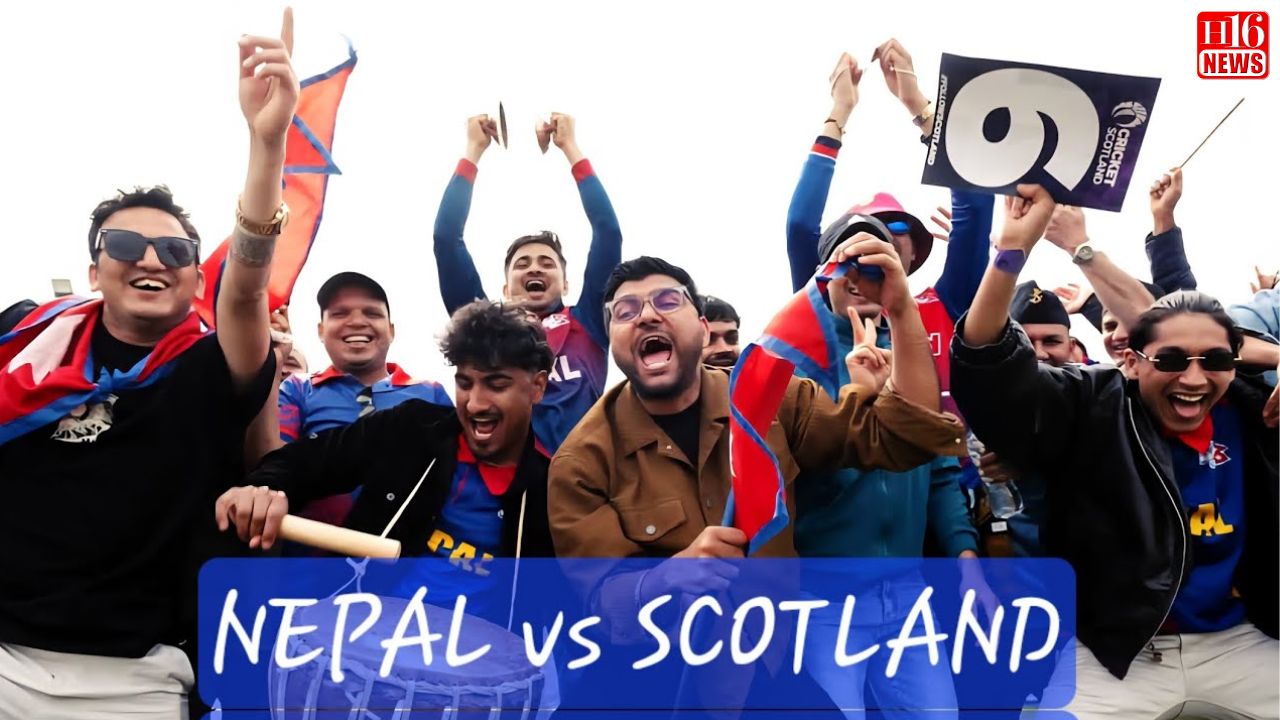 Nepal vs Scotland Witness Bizarre Finish
